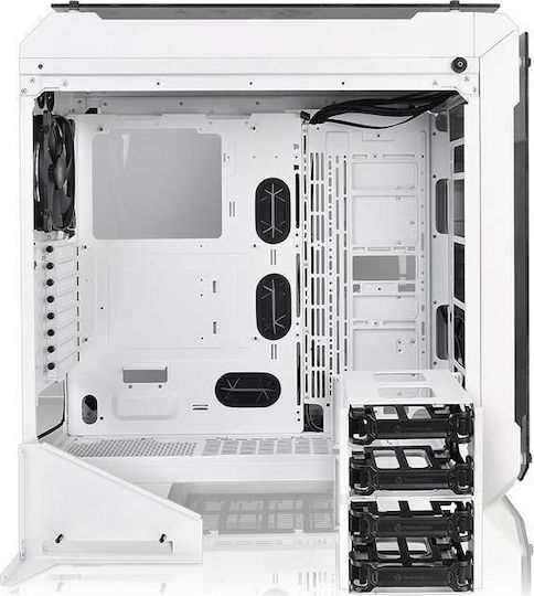 Thermaltake View 71 Tempered Glass Gaming Midi Tower Κουτί Υπολογιστή με Πλαϊνό Παράθυρο Λευκό