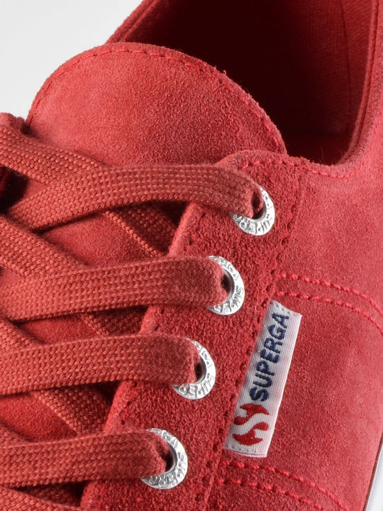 2730 Suede Γυναικεία Flatforms Sneakers Κόκκινα
