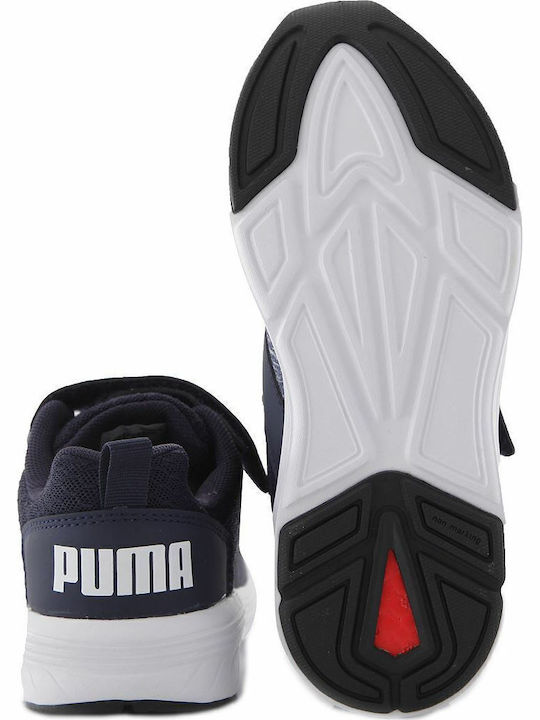 Comet V PS Kids Sports Shoes Running with Hoop & Loop Closure Navy Blue