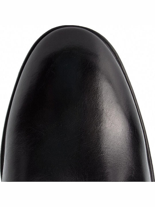 Banbury Mid Piele Negru Ghete barbati