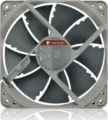 Noctua NF-P12 redux-1700 Case Fan 120mm 1700rpm 70.75cfm Without LED Lighting and 4-Pin PWM Connection Gray