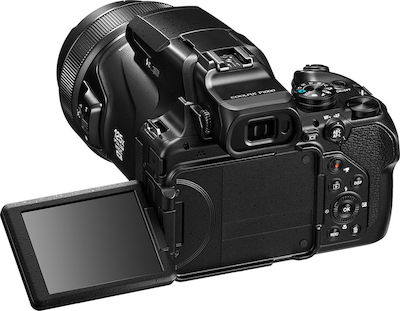 Nikon Coolpix P1000 Compact Aparat Foto 16MP Cu Zoom Optic 125x cu Ecran 3.2" și Rezoluție Video 3840 x 2160 pixeli Negru