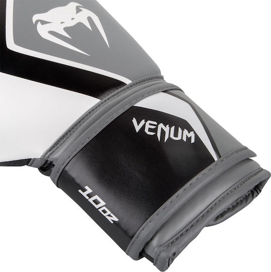 Venum Contender 2.0 Synthetic Leather Boxing Competition Gloves White