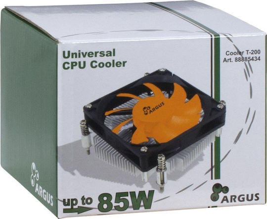 Inter-Tech Argus T-200 CPU Cooling Fan for 1366/115x Socket Orange