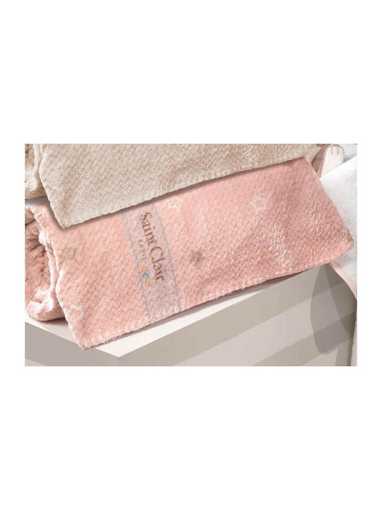 Saint Clair Baby Blanket Cot Ultrasoft Starlight 110x140cm