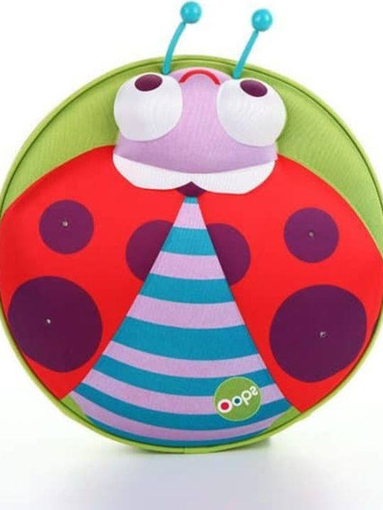 Oops My Starry Ladybird School Bag Backpack Kindergarten Green
