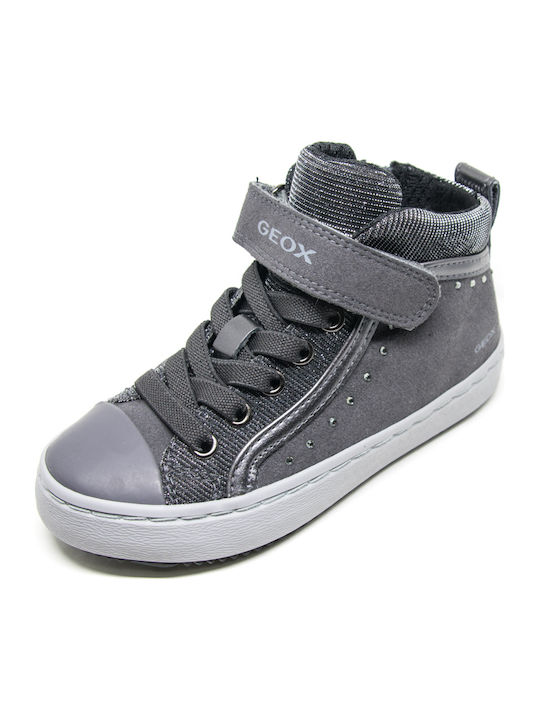 Geox Kinder-Sneaker Hoch Anatomisch Gray