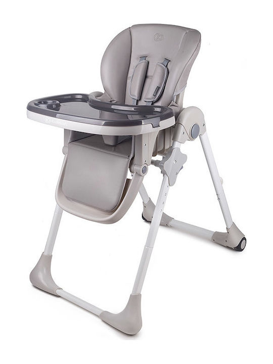 Kinderkraft Yummy Foldable Highchair with Adjustable Height Gray