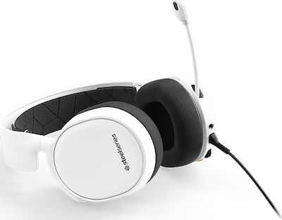 SteelSeries Arctis 3 2019 Edition Over Ear Gaming Headset με σύνδεση 2x3.5mm Λευκό