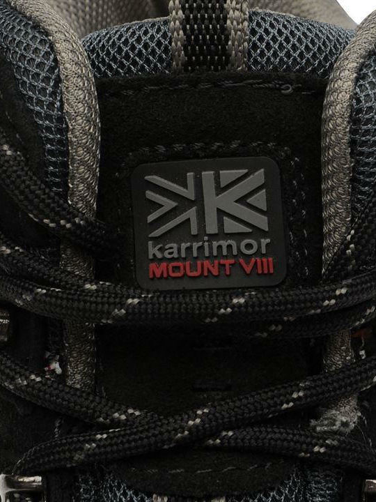 Karrimor Mount Mid 182105 Ανδρικά Ορειβατικά Μποτάκια Αδιάβροχα Μαύρα