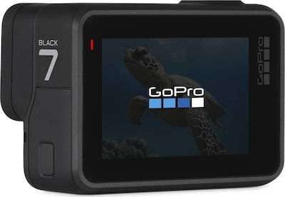 GoPro Hero7 Action Camera 4K Ultra HD Υποβρύχια με WiFi Μαύρη με Οθόνη 2"