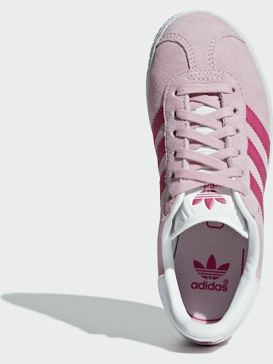 Adidas Παιδικά Sneakers Gazelle C Cloud White / Real Magenta / Clear Pink
