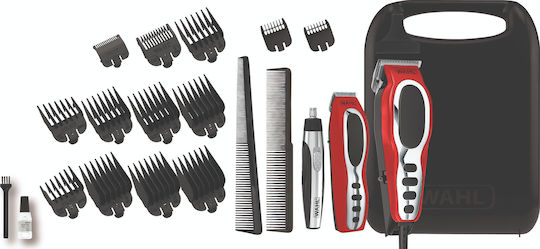 Wahl Professional Close Cut Pro Combo Σετ Κουρευτικής Μηχανής Ρεύματος Κόκκινο 79520-5616