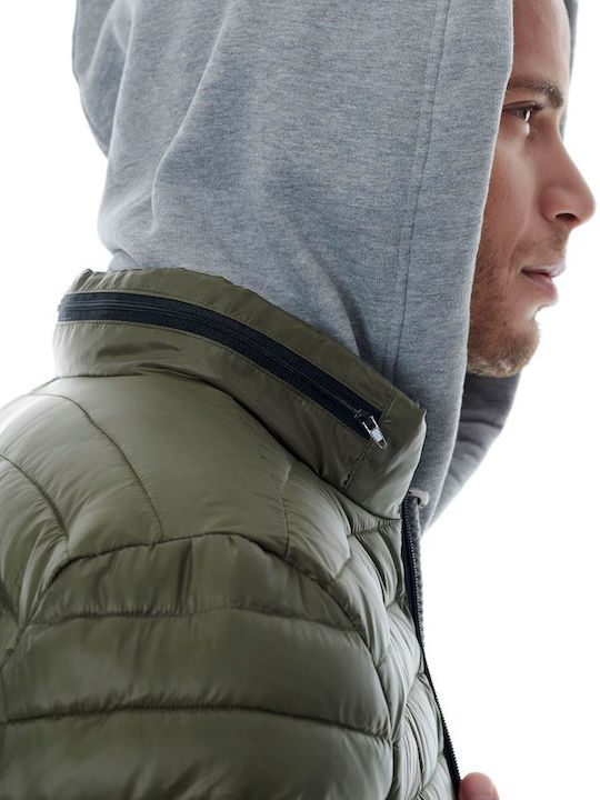 Χειμωνιάτικο Μπουφάν Puffer Olive