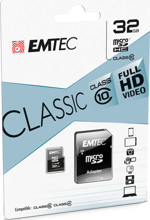 Emtec Classic microSDHC 32GB Clasa 10 UHS-I