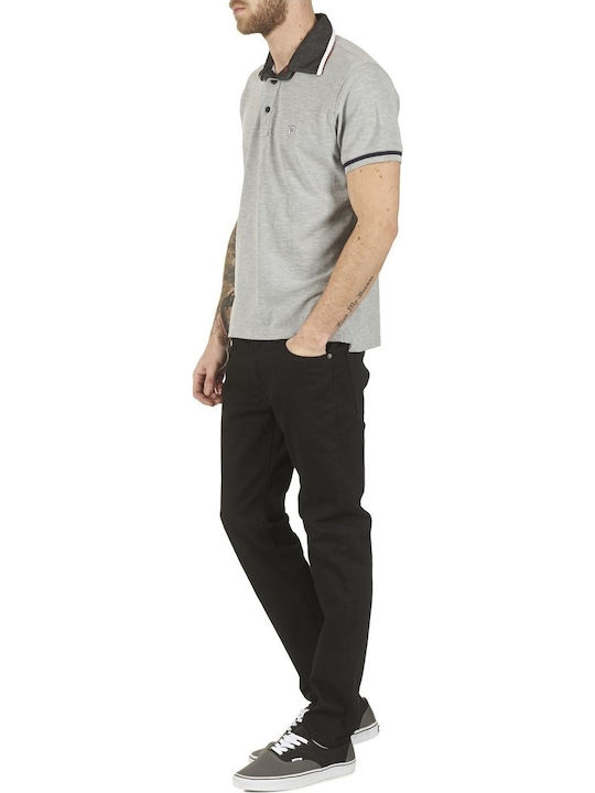 502 Men's Elastic Jeans Pants with Regular Straight Fit Black