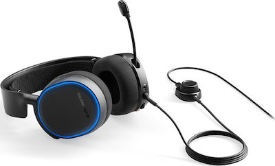 SteelSeries Arctis 5 2019 Edition Over Ear Gaming Headset with Connection 3.5mm / USB