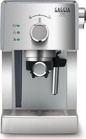 Gaggia Viva Prestige Машина за еспресо 1025W Налягане 15бар сребърен