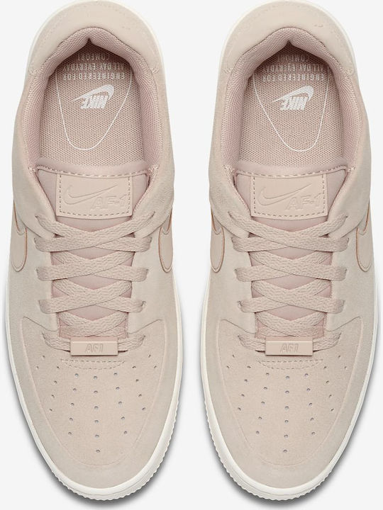 Air Force 1 Sage Low Damen Flatforms Sneakers Particle Beige / Phantom