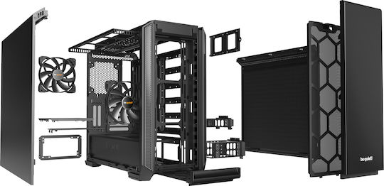 Be Quiet Silent Base 601 Midi Tower Κουτί Υπολογιστή Μαύρο