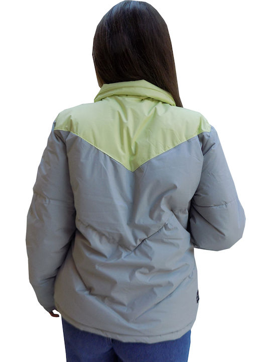 Women's Short Puffer Jacket for Winter