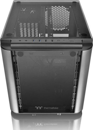 Thermaltake Level 20 VT Gaming Micro Tower Κουτί Υπολογιστή με Πλαϊνό Παράθυρο Μαύρο