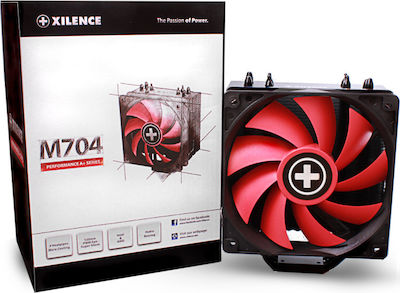 Xilence M704 CPU Cooling Fan for AM4/115x Socket Red