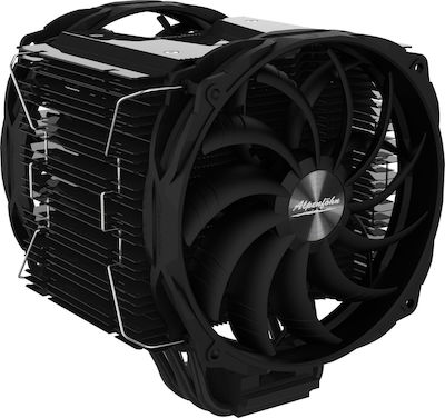 Alpenfoehn Brocken 3 Black Edition Ψύκτρα Επεξεργαστή Διπλού Ανεμιστήρα για Socket AM4/115x/AM3/AM3+