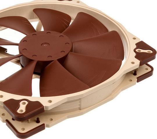 Noctua NF-A20 5V Gehäuselüfter 200mm (800rpm / 86,46cfm) Ohne LEDs Beleuchtung und Verbindung 4-Pin PWM Braune