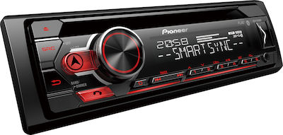 Pioneer Ηχοσύστημα Αυτοκινήτου Universal 1DIN (Bluetooth/USB/AUX) με Αποσπώμενη Πρόσοψη