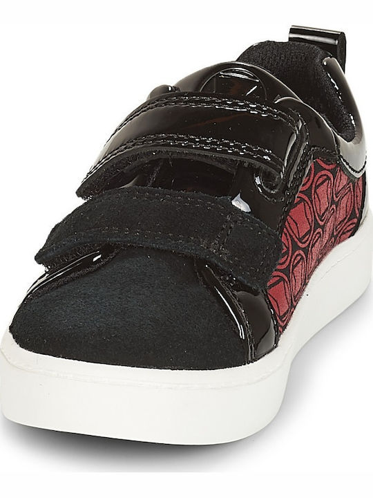 Clarks Kids Sneakers City Hero Anatomic with Scratch Black