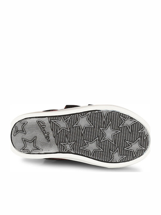 City Hero Kinder Sneakers Anatomisch mit Klettverschluss Schwarz
