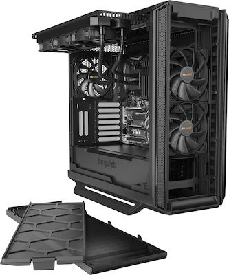 Be Quiet Silent Base 801 Jocuri Turnul Midi Cutie de calculator Negru