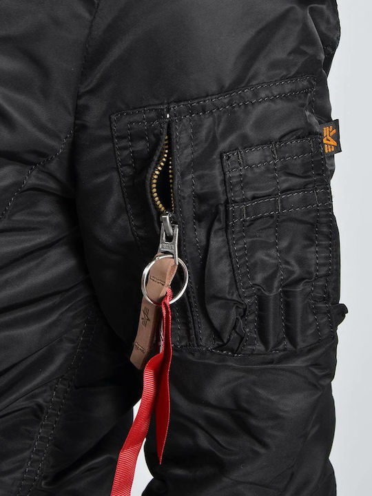 VF 59 Women's Short Bomber Jacket for Winter Black