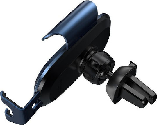 Baseus Glass Surface Gravity Car Mobile Mount with Adjustable Hooks Blue