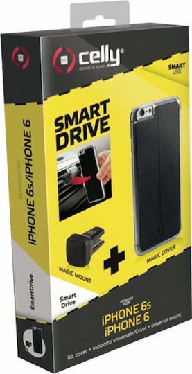 Celly Smart Drive Car Mobile Mount with Magnet Black