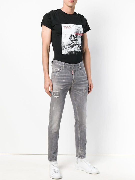 Dsquared2 Skater Herren Jeanshose in Slim Fit Gray