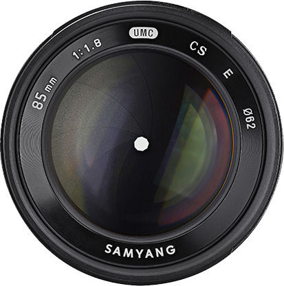 Samyang Crop Camera Lens 85mm F1.8 ED UMC CS Telephoto for Sony E Mount Black