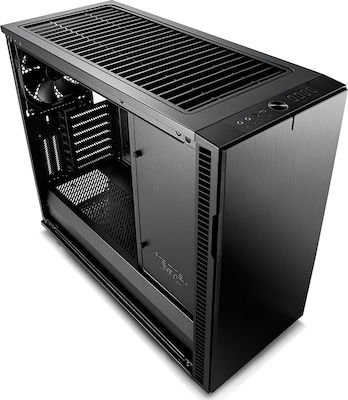 Fractal Design Define R6 USB-C Blackout Midi Tower Computer Case Black