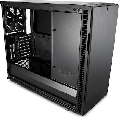 Fractal Design Define R6 USB-C Blackout Midi Tower Computer Case Black