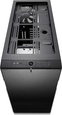Fractal Design Define R6 USB-C Black TG Midi-Turm Computergehäuse Schwarz
