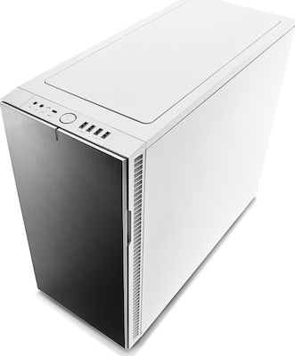 Fractal Design Define R6 USB-C Tempered Glass Midi-Turm Computergehäuse Weiß