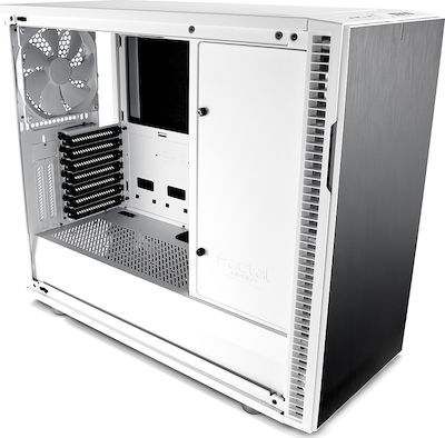 Fractal Design Define R6 USB-C Tempered Glass Midi-Turm Computergehäuse Weiß