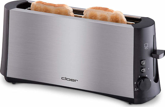 Cloer 3810 Тостер Двуместна 880W Inox