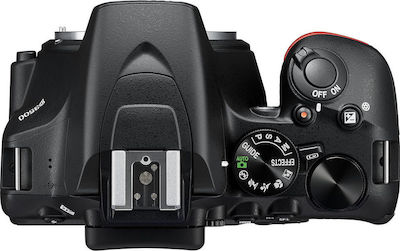 Nikon DSLR Φωτογραφική Μηχανή D3500 Crop Frame Kit (AF-P DX 18-55mm F3.5-5.6G VR) Black