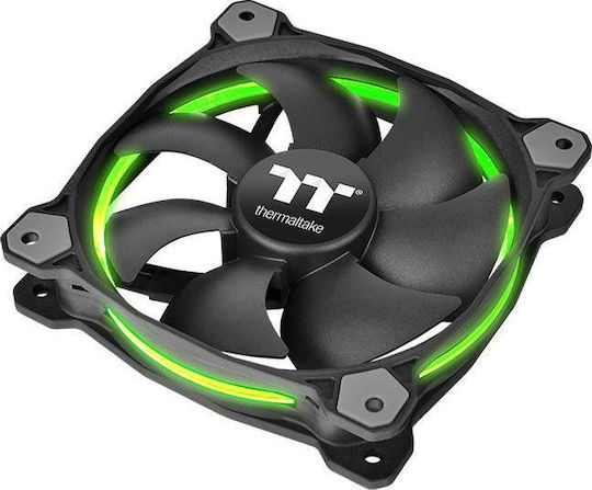 Thermaltake Riing 12 LED Radiator Fan Sync Edition Case Fan 120mm (1500rpm / 40.6cfm) με RGB Φωτισμό και Σύνδεση 4-Pin PWM 3τμχ