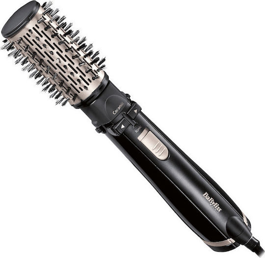 Babyliss Dry, Straighten & Style Ceramică Perie Electrică cu Aer & Cap Rotativ pentru Îndreptare și Bucle 1000W