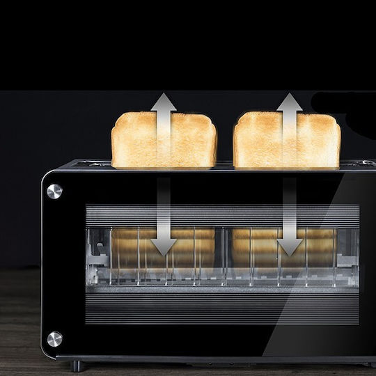 Cecotec VisionToast 3042 03042 Toaster 2 Slots 1260W Black