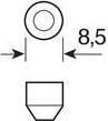 Lampa Lampen Auto Festoon Lamp C10W 12V 10W 10Stück