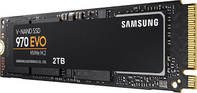 Samsung 970 Evo NVMe M.2 SSD 2TB M.2 PCI Express 3.0 MZ-V7E2T0E